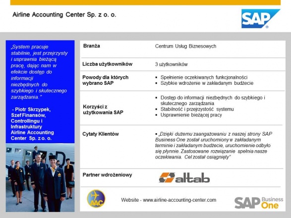 Airline Accounting Center Sp. z o.o.